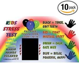 Kids Stress Card, Mood Card   10 cards, heavy cardstock