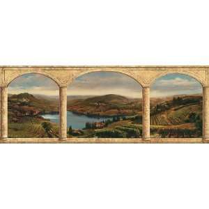 Stone Arches Provence Vineyard Wall Mural