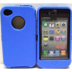  Body Armor for iphone 4 Defender Style Case(BLUE/BLACK) BY 