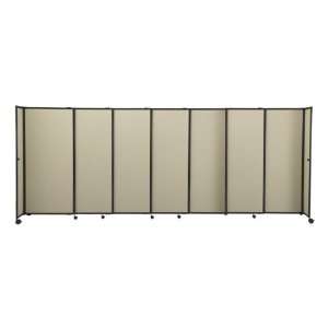   Straight Wall Telescoping Portable Partition   Seven Panels (15 6 L