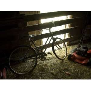  Old Bicycle Catches the Sunlight at the Fenton Farm near 