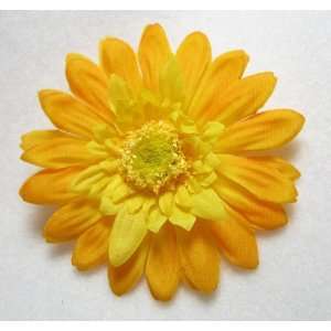  Bright Yellow Daisy Flower Hair Clip Beauty