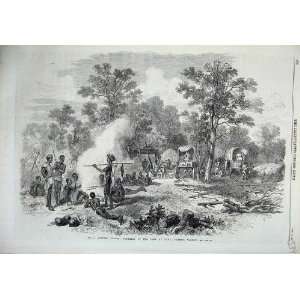   1869 South African Travel Camp Daka Zambesi Valley Art