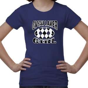  Grand Valley State Lakers Youth Argyle Girl T Shirt 