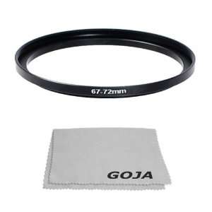 72mm Step Up Adapter Ring (67mm Lens to 72mm Accessory) + Bonus Ultra 
