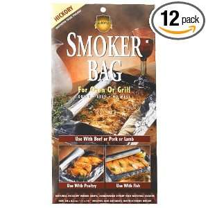 Savu Smoker Bag, Hickory, For Oven or Grill, 28 x 42cm Bags (Pack of 