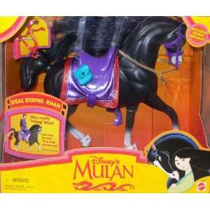  Disney Mulan horse REAL RIDING KAHN 1997 Toys & Games
