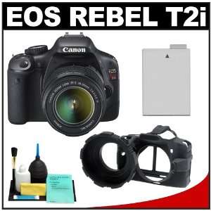  Canon EOS Rebel T2i 18.0MP Digital SLR Camera & EF S 18 