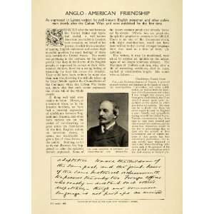  1907 Article Cuban War Friendship Letters Marquess 
