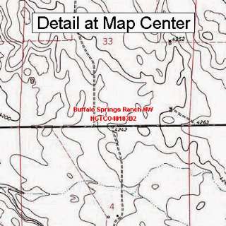   Map   Buffalo Springs Ranch NW, Colorado (Folded/Waterproof) Sports