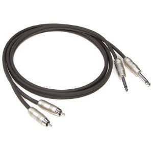    10FT PRO AUDIO DUAL 1/4 TS (M) TO DUAL RCA (M) CABLE Electronics