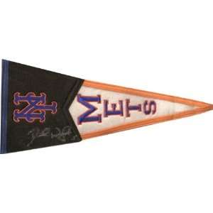  Autographed David Wright Signed Mets Mini Pennant   Sports 