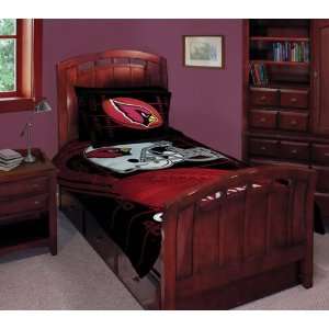  Arizona Cardinals Comforter Set   Twin Bed Sports 