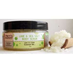  Lime & Sea Salt Body Scrub (7 oz) Beauty