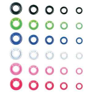  Black UV Acrylic Segment Ring   8G   7/16 (11mm)   Sold 
