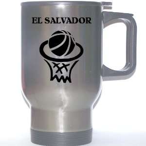  Salvadoran Basketball Stainless Steel Mug   El Salvador 