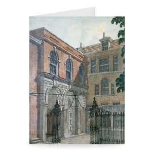 The Inner Court to Old Salters Hall, 1750   Greeting Card (Pack of 