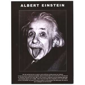  Albert Einstein Quote   People Poster   12 x 16