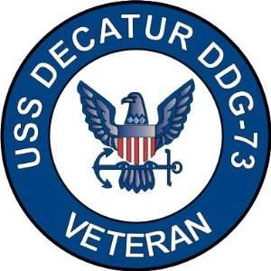  US Navy USS Decatur DDG 73 Ship Veteran Decal Sticker 5.5 