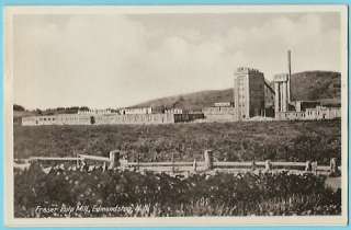 Postcard RPPC Edmundston NB Canada Fraser Pulp Mill  