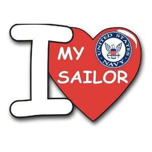  3.8 I Love my Sailer Decal Sticker 