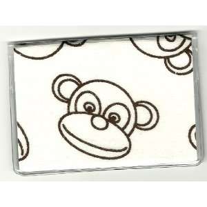  Debit Check Gift Card ID Holder Happy Monkey Face on White 