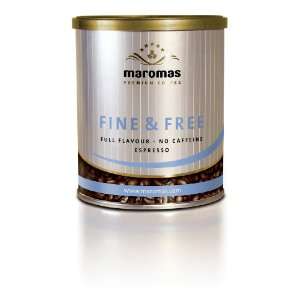 Maromas Fine & Free Full Flavour No Caffeine Espresso Whole Bean 