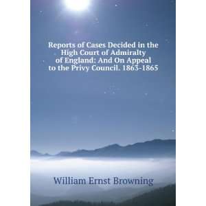  Reports of cases decided in the High Court of Admiralty of 