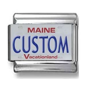  Maine License Plate Custom Italian Charm Jewelry