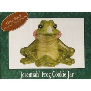    FROG toad COOKIE JAR kitchen CANISTER home decor