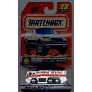  Matchbox 1999 29 of 100 Series 6 Fire Fighters Airport 