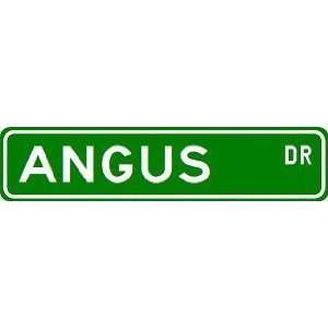  ANGUS Street Sign ~ Custom Aluminum Street Signs Sports 