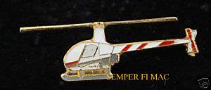 Robinson R22 HELICOPTER HAT LAPEL PIN WOW TIE TAC  