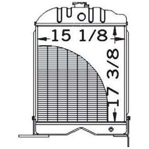  New Radiator 186733M91 Fits MF 50A, 50, 65, 302 