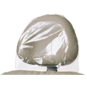 Clear Plastic Headrest Covers   11 X 9 1/2 X 2   