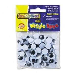  Chenille Kraft® Wiggle Eyes Assortment EYES,WIGGLE,100/PK 