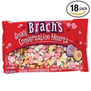 Brachs Valentine Small Conversation Heart, 10 Ounce Packages (Pack of 