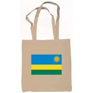  Rwanda Rwandan Flag Tote Bag Natural 