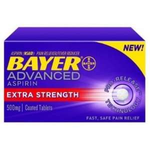  Bayer Adv Aspirin Tabs Ext Str Size 80 Health & Personal 