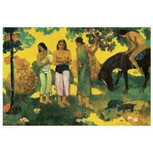 Rupe Rupe (Fruit Gathering in Tahiti) Giclee Poster Print 