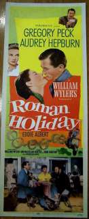 ROMAN HOLIDAY 53 INSERT GREGORY PECK & AUDREY HEPBURN  