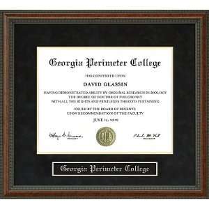  Georgia Perimeter College (GPC) Diploma Frame Sports 