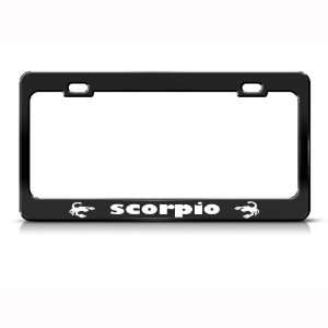  Scorpio Astrology Sign Zodiac Metal license plate frame 