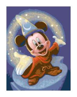Magic Mickey Mouse Handmade Cross Stitch Pattern  