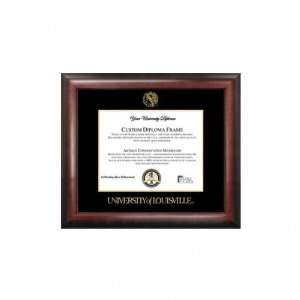    Louisville Cardinals Gold Embossed Diploma Frame