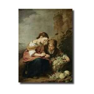 The Little Fruitseller 167075 Giclee Print 