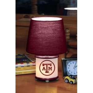 TEXAS A&M AGGIES Team Logo 12 Tall DUAL LIT ACCENT LAMP / NIGHT LIGHT 