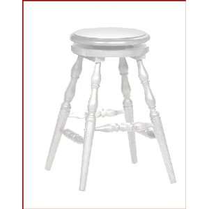  Winners Only Backless Pub Chair in White WO DXT55324P (Set 