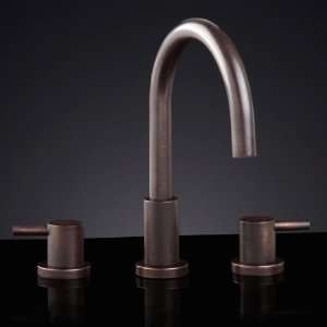 Rotunda Widespread Faucet with Lever Handles   Overflow   Oil Rubbed 