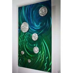  Abstract Art Painting on Metal Wall Decor, Design by 